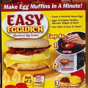 🔥Easy Egg wich Microwave Egg Cooker As Seen On TV NIB